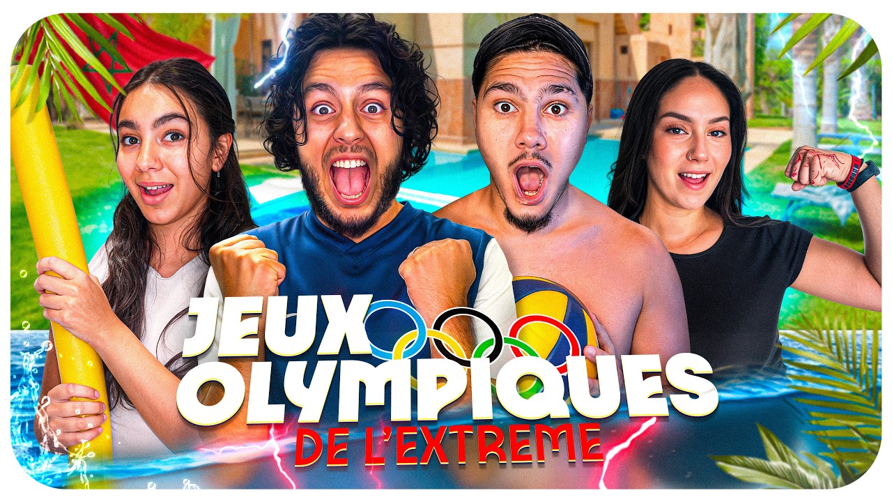 JEUX OLYMPIQUES DE L’EXTREME ! (4 ans après à la villa au Maroc)