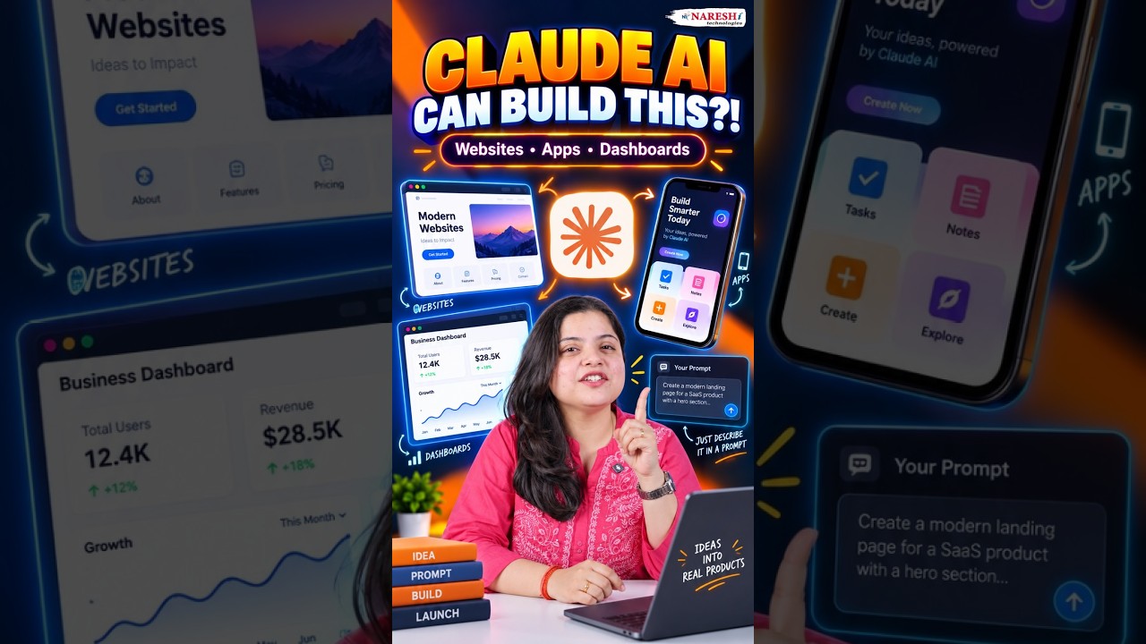 30 Days -  30 AI Tools -  Day 22 –  CLAUDE AI  - Naresh IT
