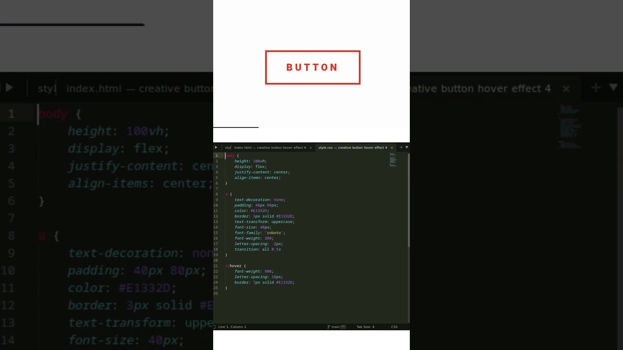 animated hover board effect with html and css