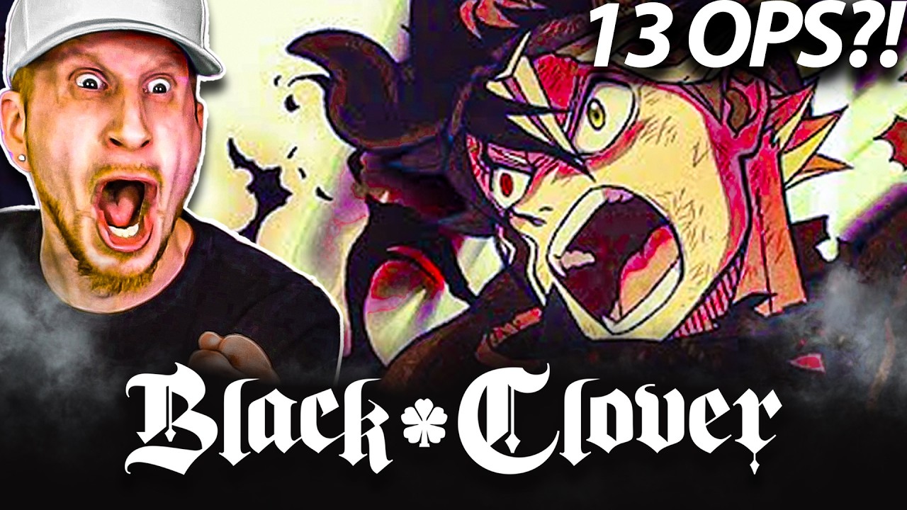 MUSIC PRODUCER REACTS to ALL BLACK CLOVER OPS (1-13)