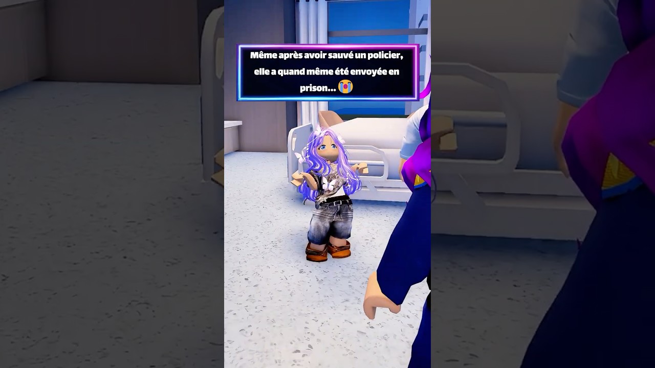 Même après avoir sauvé un policier, elle a quand même été envoyée en prison… 😭#shorts #berry #roblox