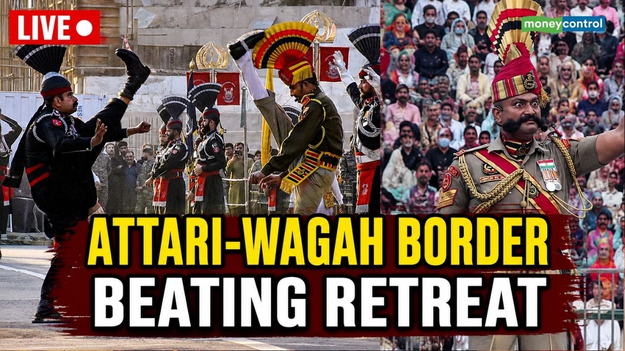 Beating Retreat Ceremony Live: Attari-Wagah Border Beating Retreat Ceremony | Independence Day 2026
