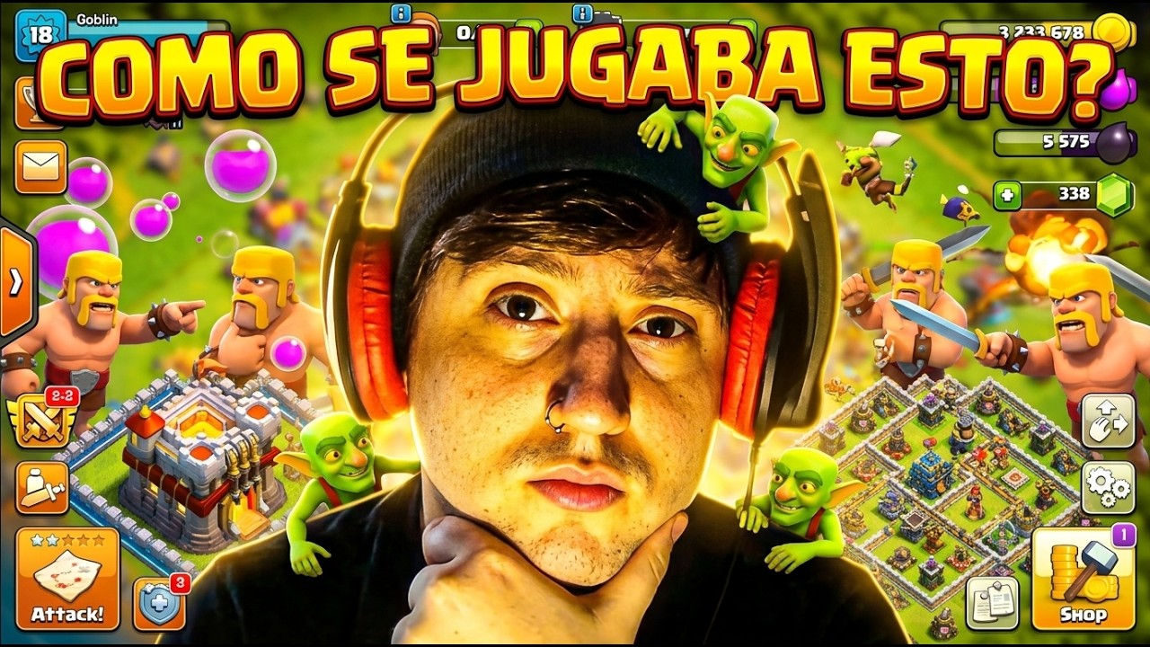 VOLVIENDO A CLASH OF CLANS DESPUES DE AÑOS #clashofclans