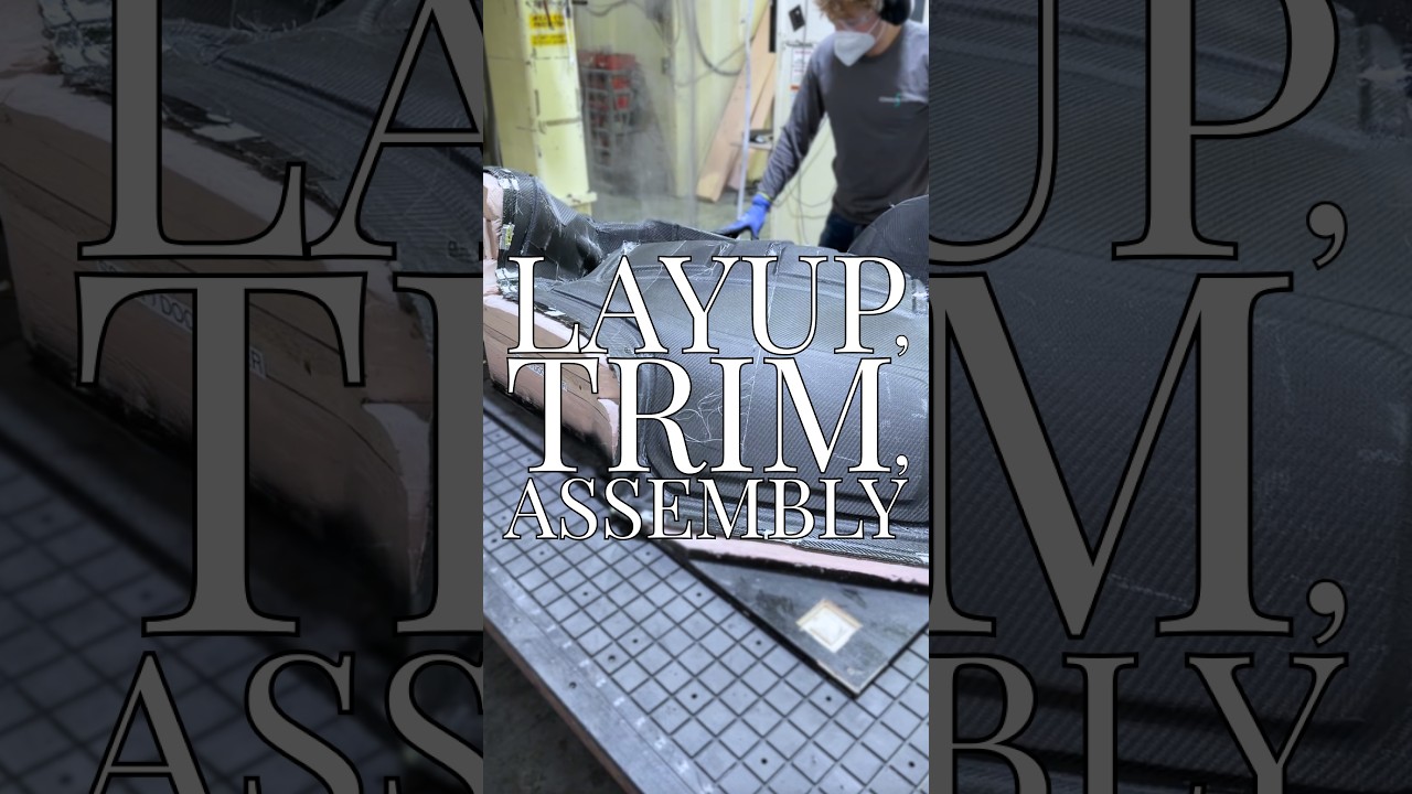 MAKING A HYPERCAR DOOR #carbonfiber #hypercar #compositematerials