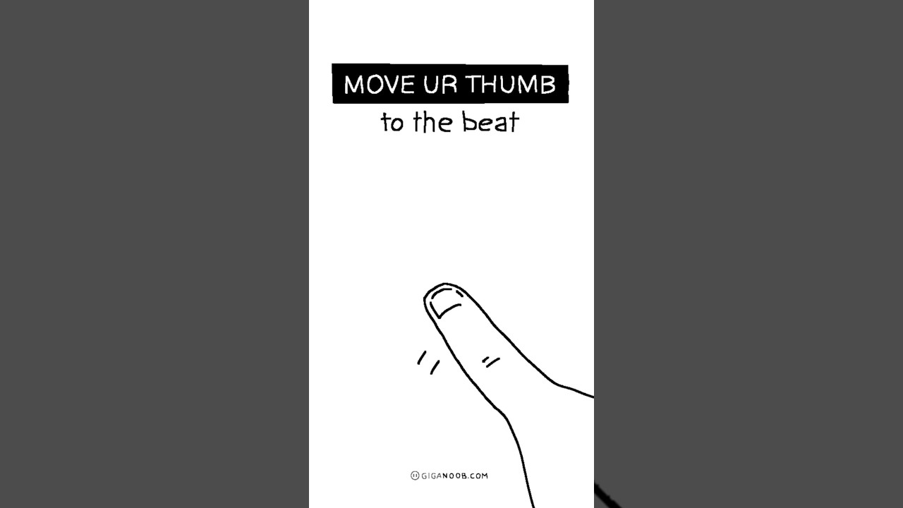Move Your Thumb for a Surprise ❤️ #shorts #animation
