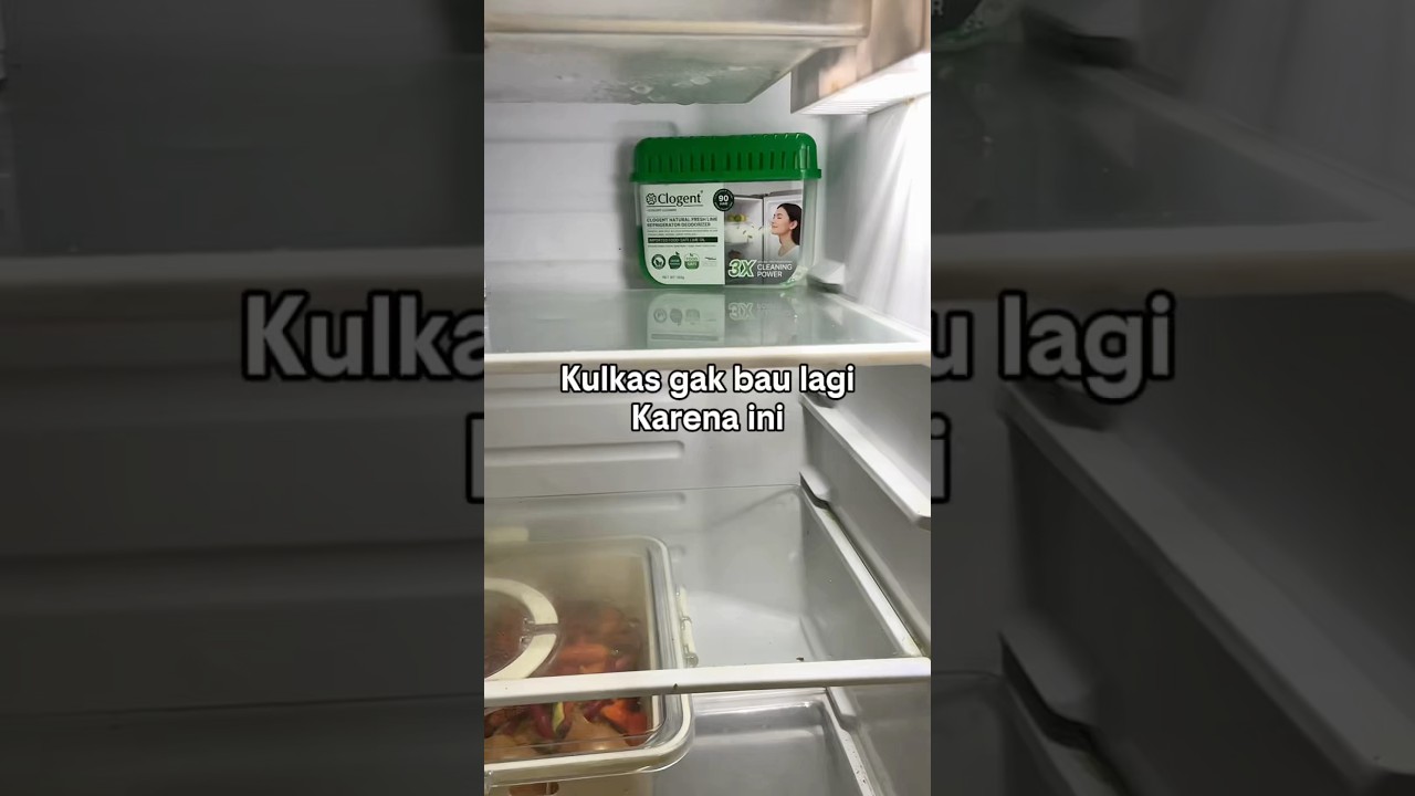 Gak usah takut kulkas bau gak sedap #penghilangaromakulkas #penghilangbaukulkas