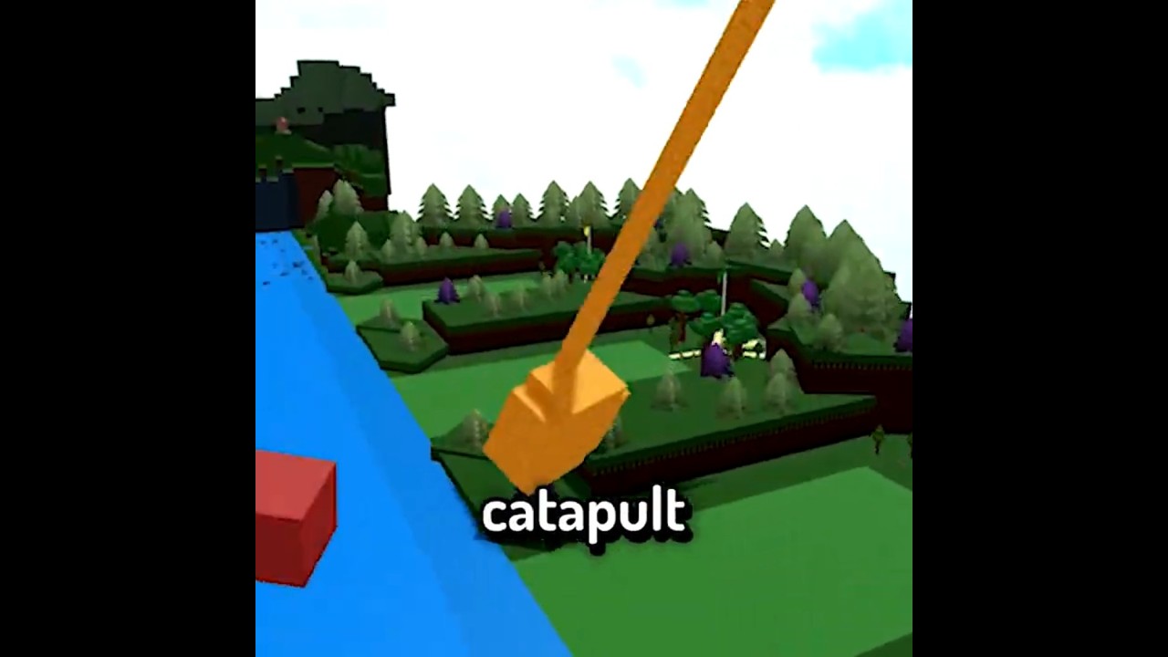 SIMPLE CATAPULT in Build a Boat #roblox #buildaboat