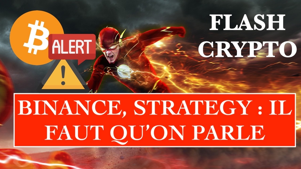 🚨 FLASH CRYPTO⚡️BINANCE : tout comprendre, comme agir ? STRATEGY peur faire plier BITCOIN plus bas 📉