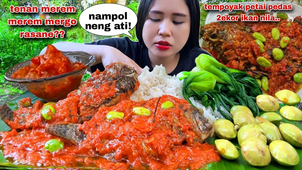 AUTO SEDAP! 1KG IKAN NILA SAMBAL PEDAS TEMPOYAK PETE LALAPAN MENTAH JENGKOL MUDA