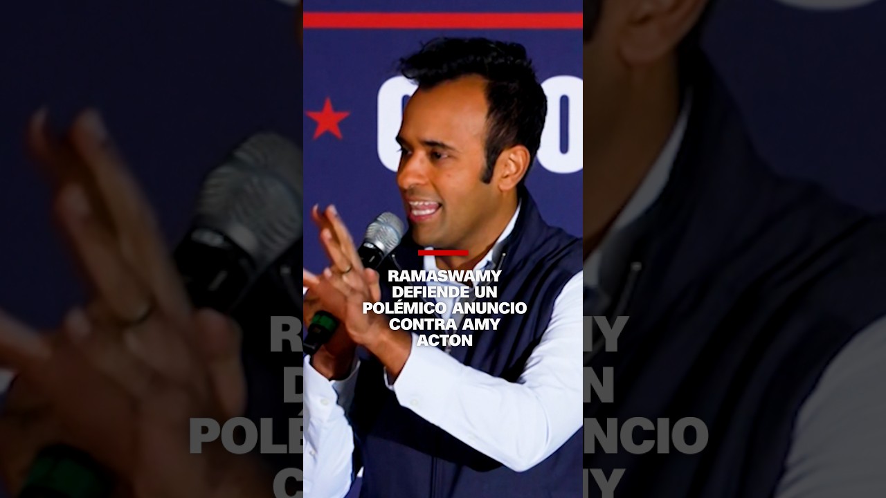 Ramaswamy defiende un polémico anuncio contra Amy Acton