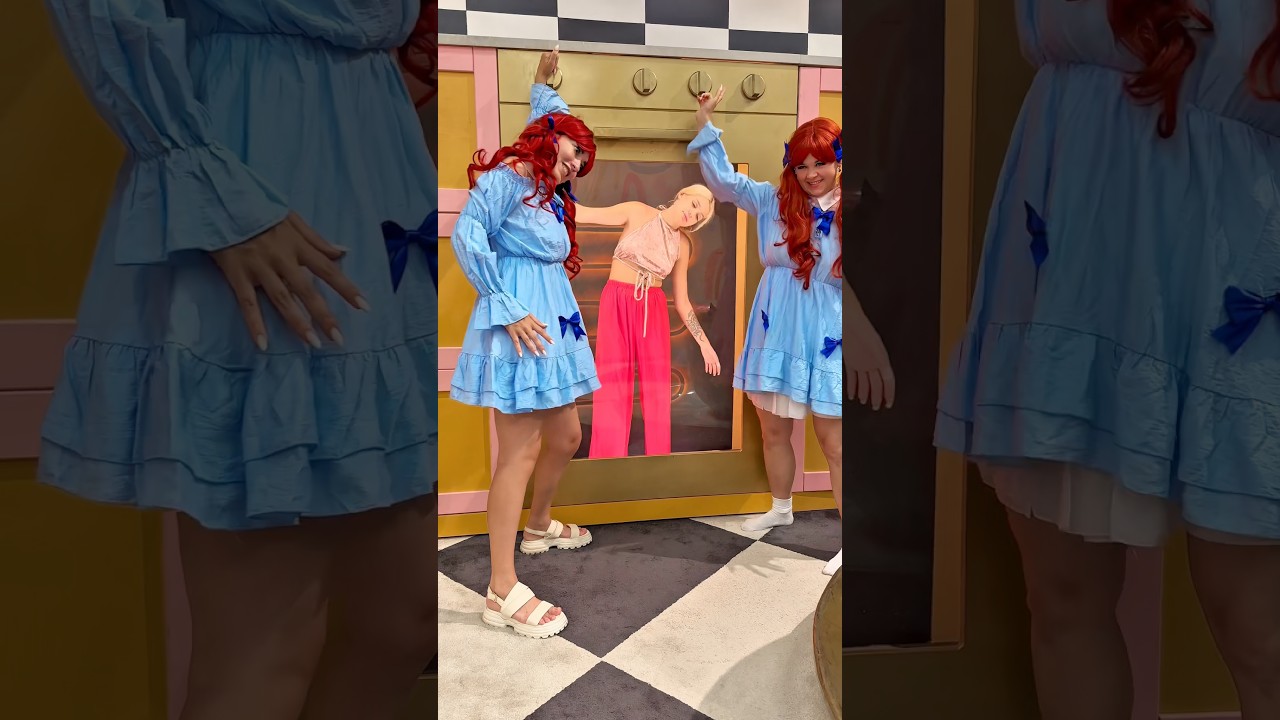 The twins led her into a trap…😮😬 #pranks #poppyplaytime