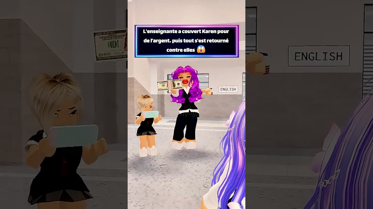 L’enseignante a choisi l’argent… 💸#shorts #berry #roblox