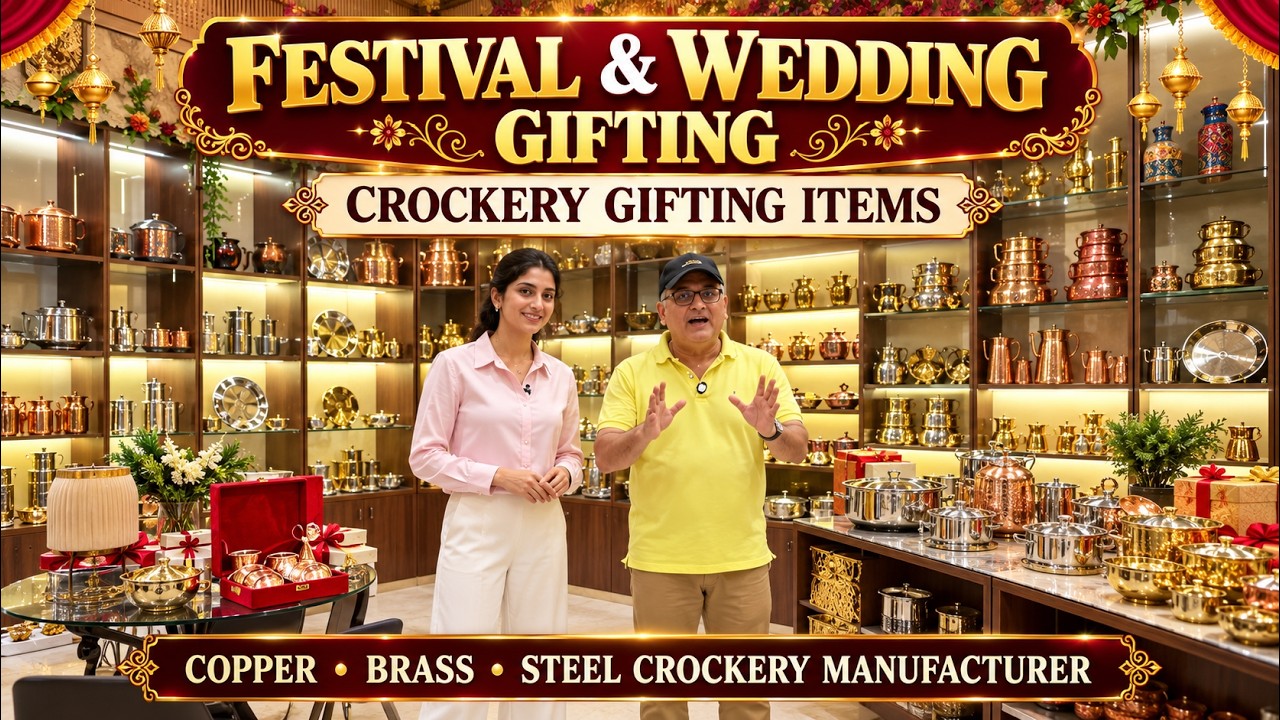 Festival & Wedding Gifting,Crockery Gifting Items,Copper,Brass,Steel Crockery Manufacturer