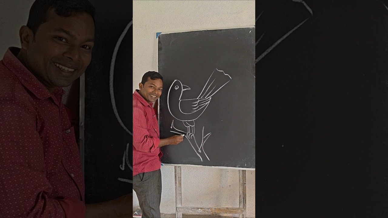 Bird Drawing from Number 2 #art #drawing #howto #tutorial #artwork #sketch #youtubeshorts