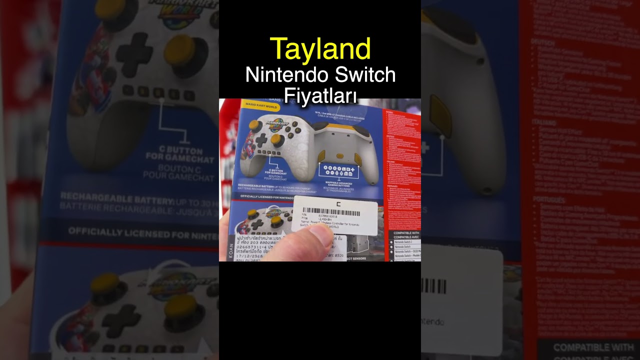 Tayland Nintendo Switch Fiyatları