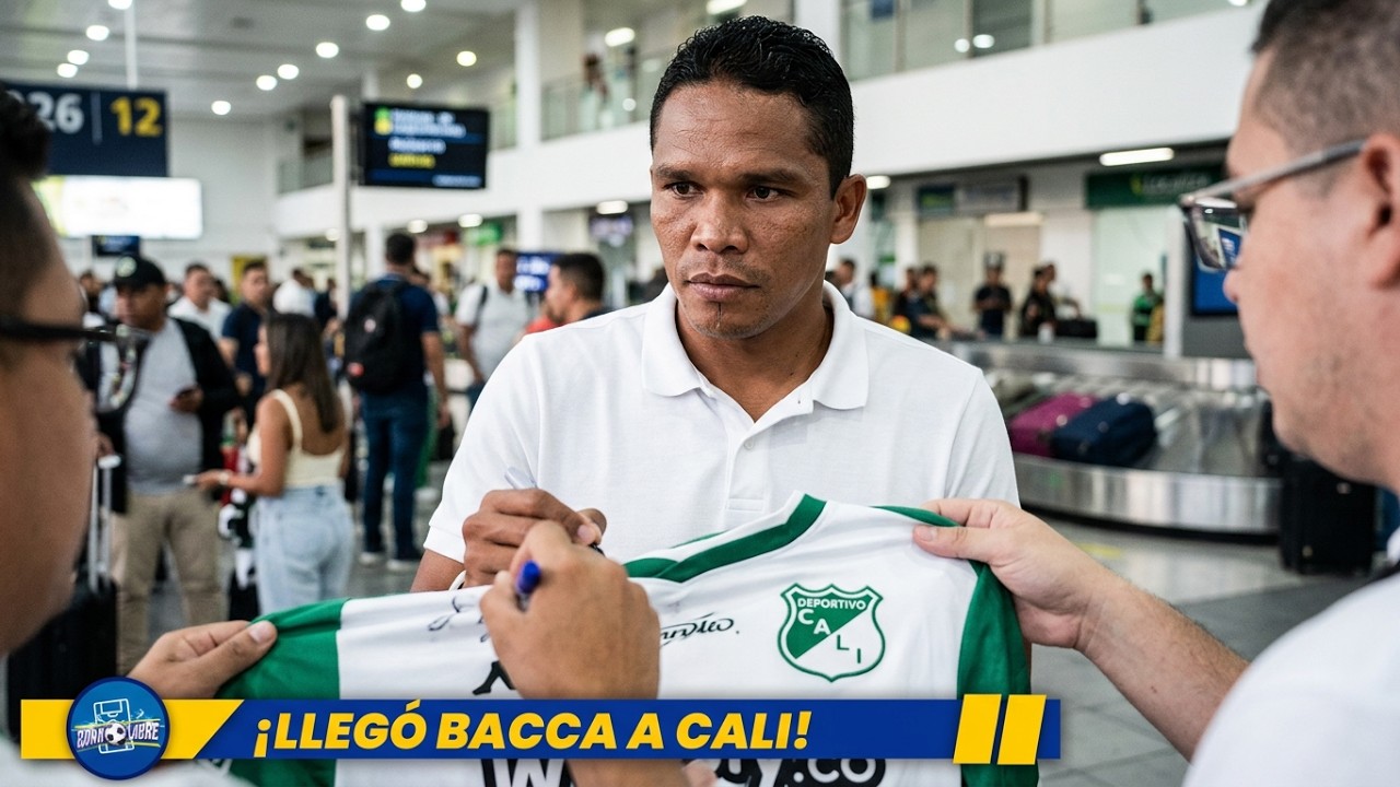 🟢¡EXCLUSIVA!🟢 Carlos Bacca ya llegó a la ciudad de Cali