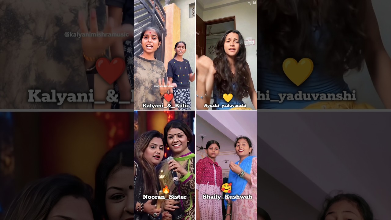 Pathaka Guddi 🥰 | Kalyani X Aayushi Yaduvanshi X Nooran Sister X Shaily Kuswaha #viral #shorts