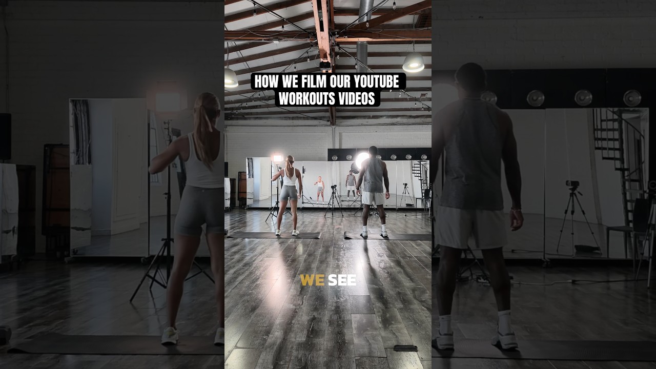 How we film our workout videos 🔥