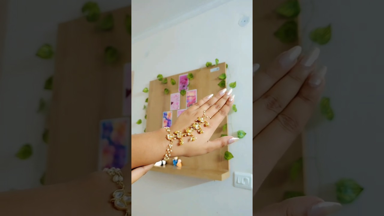 90s inspired Haathphool from Meesho 😍💅#haathphool #meesho #meeshofinds #budgetfashion