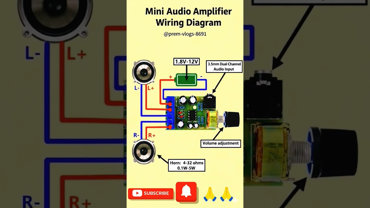 Mini Audio Amplifier Circuit 🔊 #viral #shorts