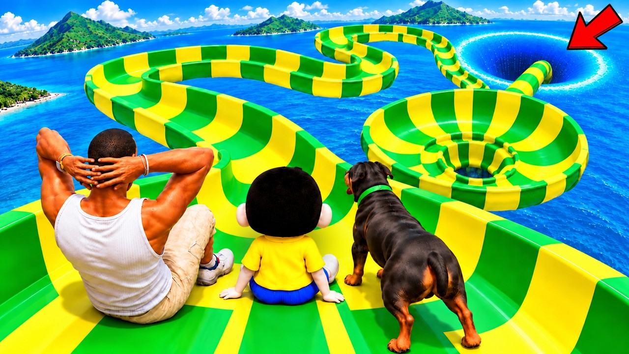 SHINCHAN AND FRANKLIN TRIED THE IMPOSSIBLE PARKOUR CHALLENGE GTA 5