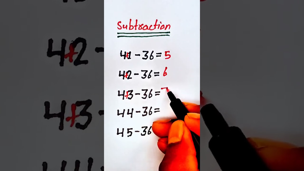 #subtractiontricks #mathematics #education