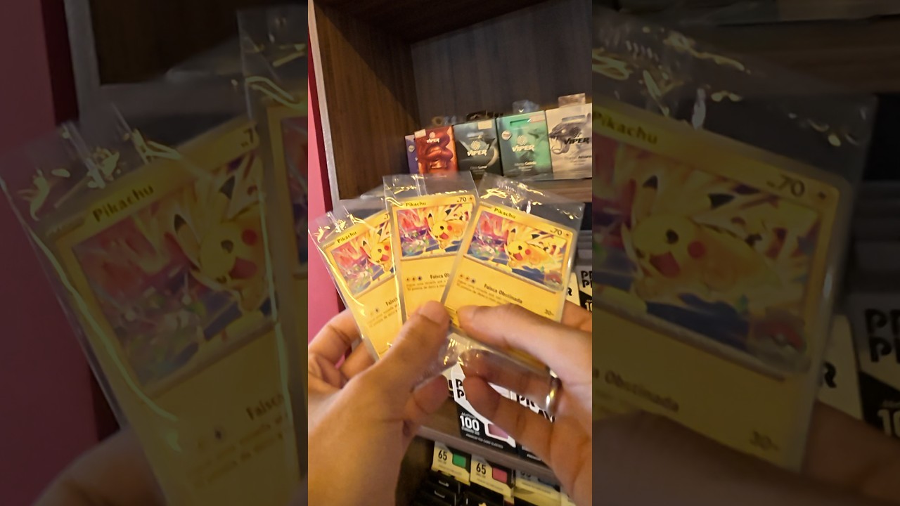 CARTA PROMOCIONAL DO PIKACHU  #pokemon