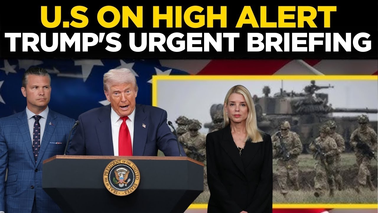 Trump LIVE: US On High Alert? Trump Issues Urgent Warning | Trump's Emergency Announcement LIVE