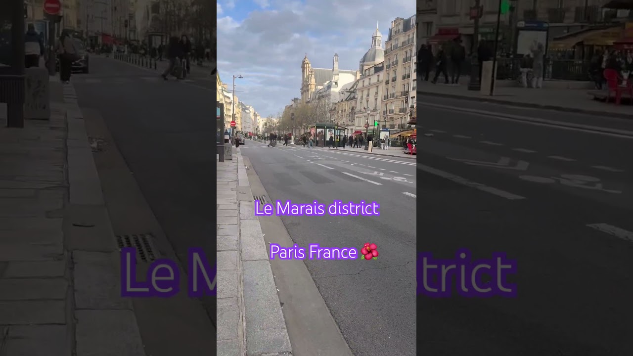 A great place to explore! #travelvlog #travel #france #lemarais #beautiful #moments