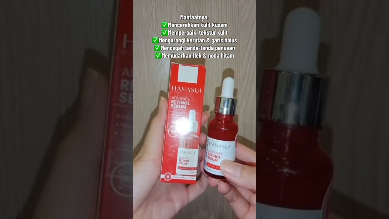 Retinol Hanasui #skincare #nighttimeskincareroutine #skincareroutine #faceserumforoilyskin