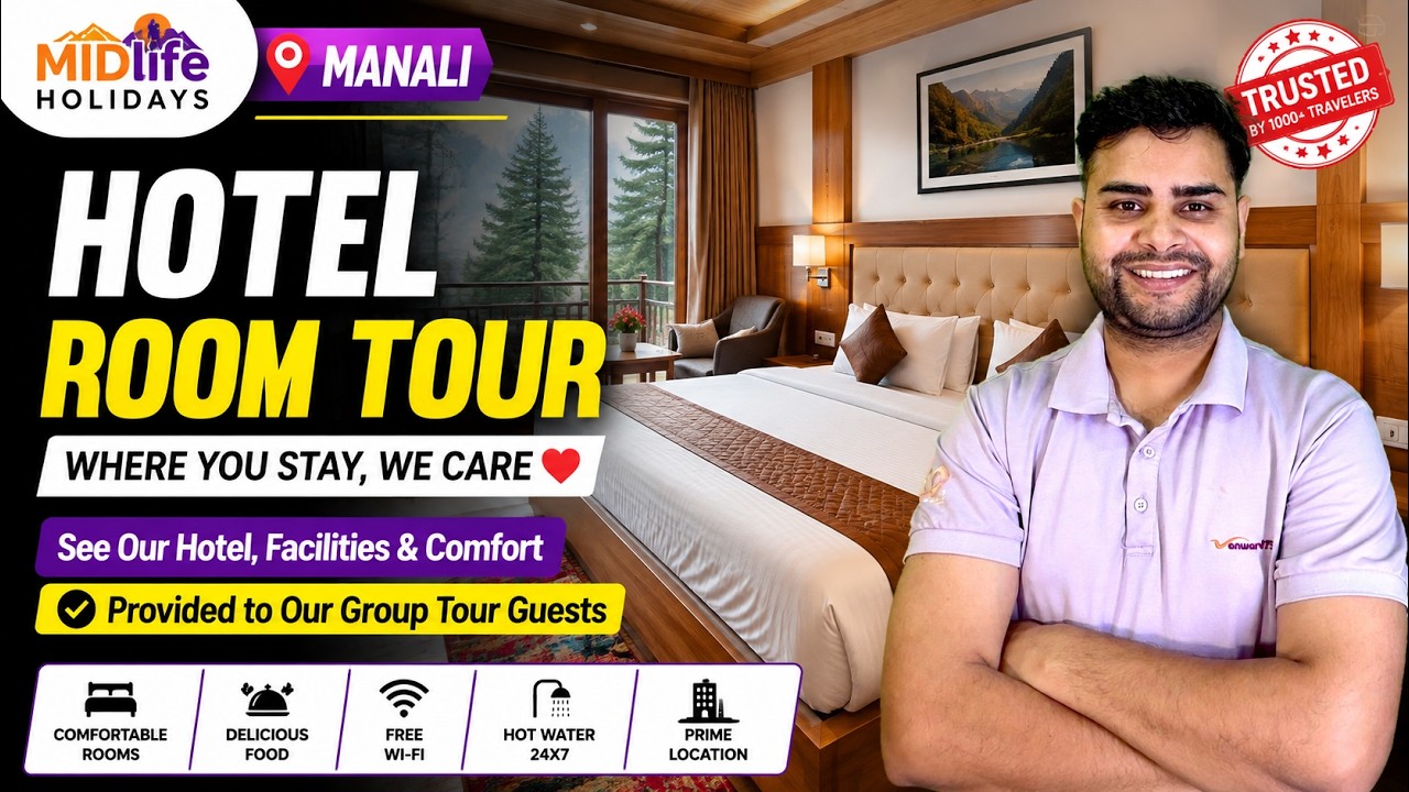 Room Chhota Hai Ya Perfect? 😍 | Manali Hotel Room Honest Tour