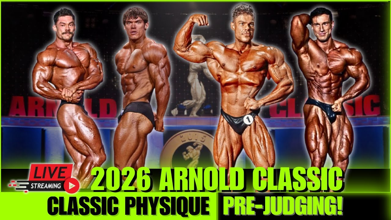 🔴 LIVE - 2026 Arnold Classic PREJUDGING - CLASSIC PHYSIQUE