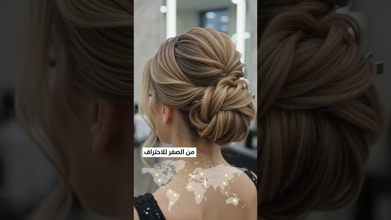 دورة تساريح الشعر الاحترافية من الصفر | احترفي الشنيون والتخصيل 👑