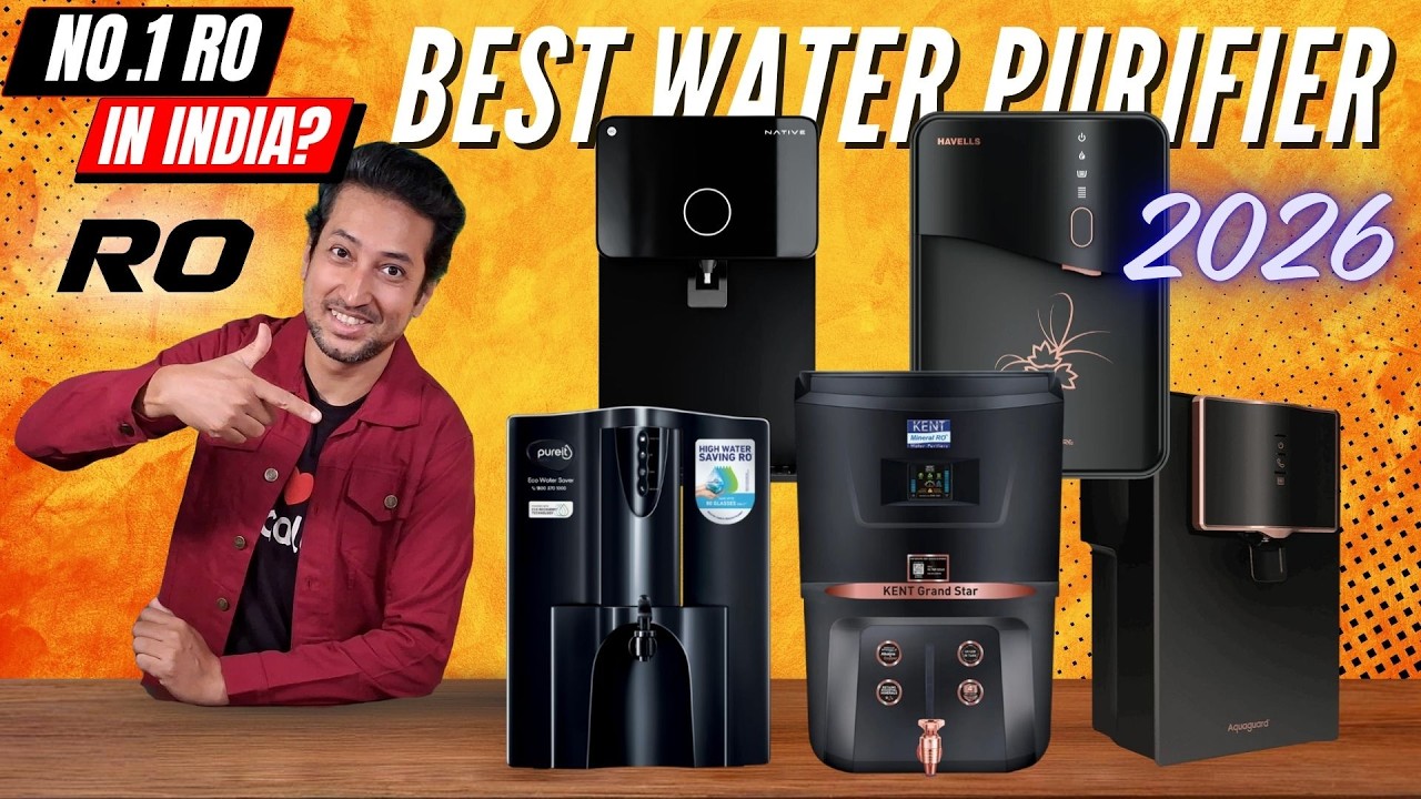 Top 5 Best RO Water Purifiers in India 2026 🔥 Best Water Purifier for Home 💧Best Water Purifier 2026