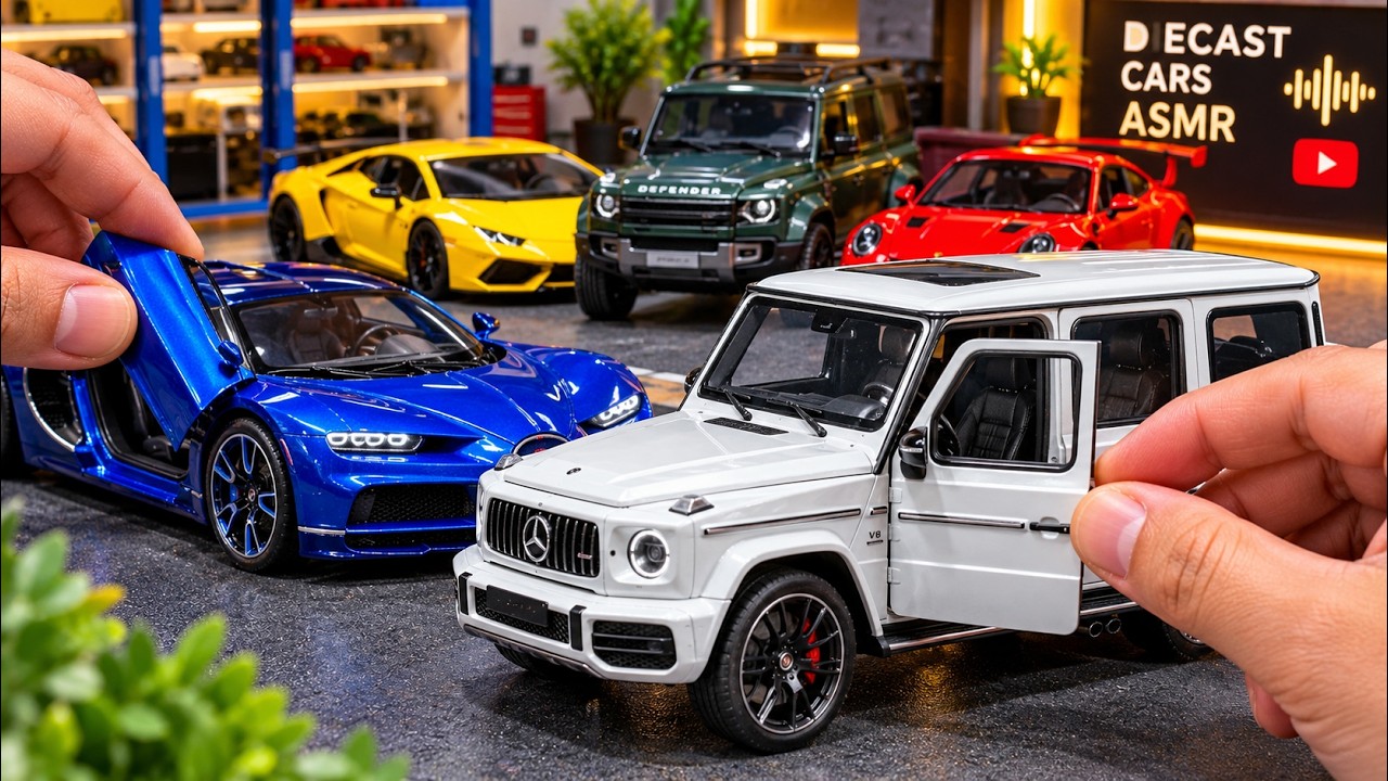Satisfying Diecast Car Collection ASMR