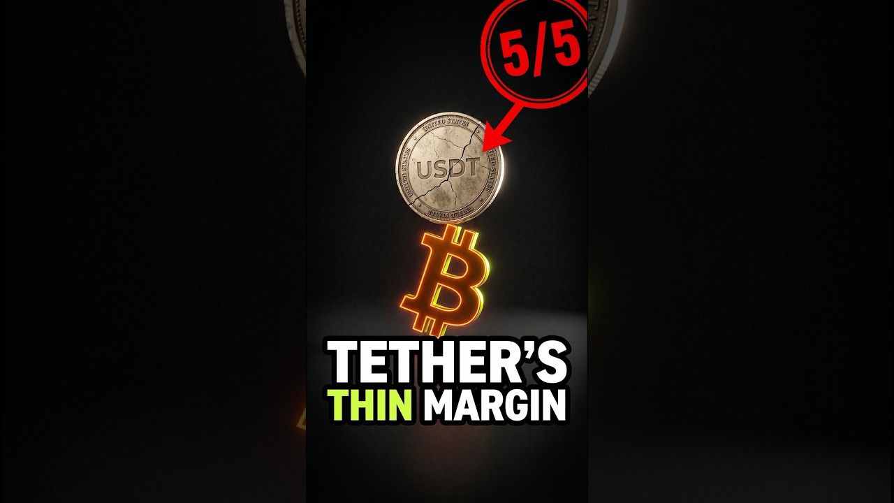 S&P Gives Tether the Lowest Possible Stability Score — Here's the Math #tether #USDT #stablecoinrisk