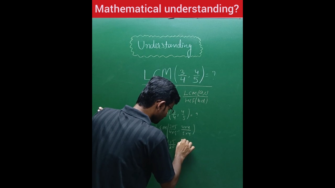 Mathematical understanding ❤️