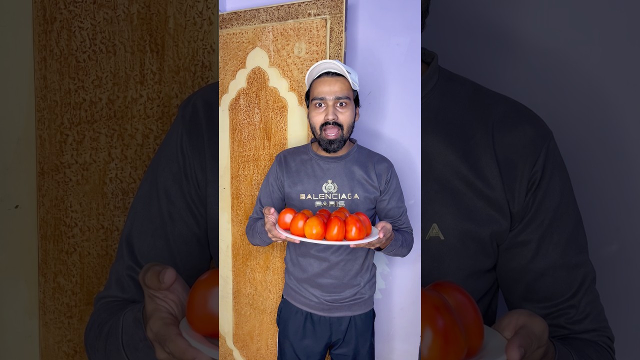 Tillu ke liye banai tamatar wali icecream 🍅😍 #cooking #food #recipe #dailyvlog #cartoon #shorts