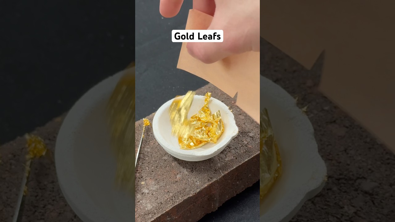 Are these gold leafs real? #shorts