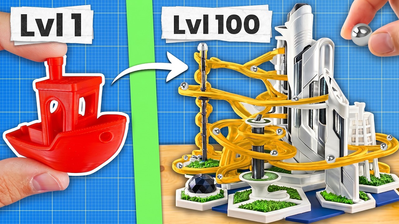 LEVEL 1 to 100 3D Prints...