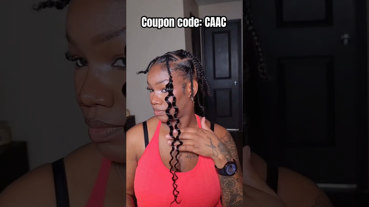 Little Jumbo Miracle Knots Tutorial💋Without Crocheting Hook | Big Parting Braids Ft.#ulahair