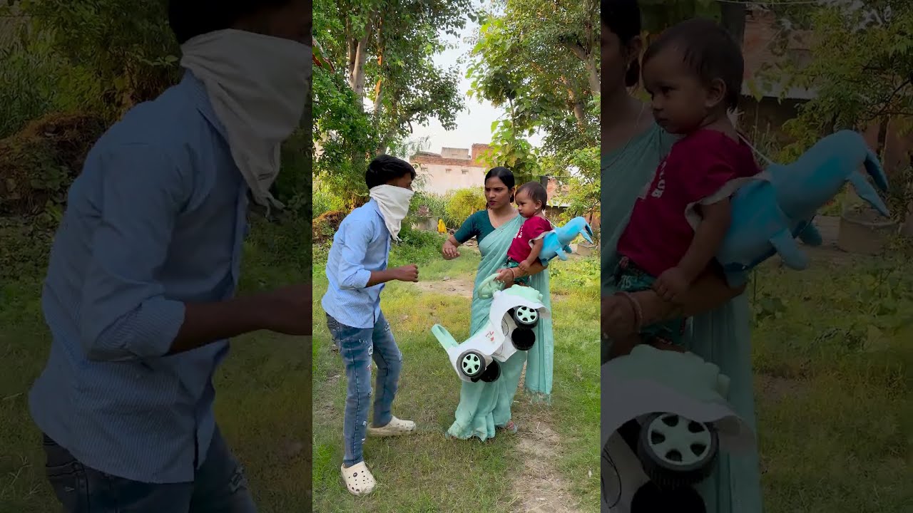 चोर चीकू की कार ले गया? 😭 #familyvlog  #minivlog  #shorts