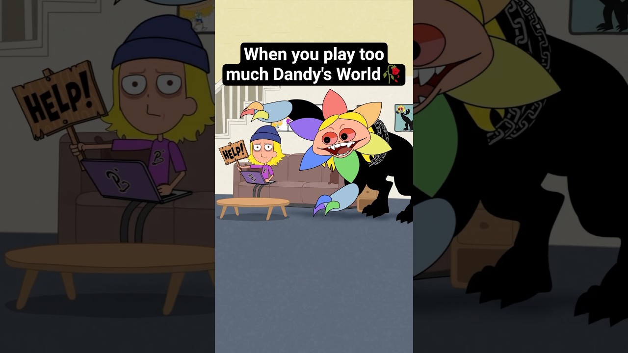 Parker Got Too Into Dandy's World 🌸😭 #StEvEnAndParker