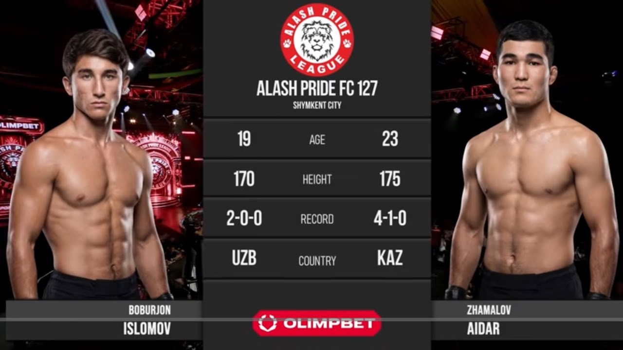 🔴Zhamalov Aidar 🇰🇿vs 🇺🇿Islomov Boburjon