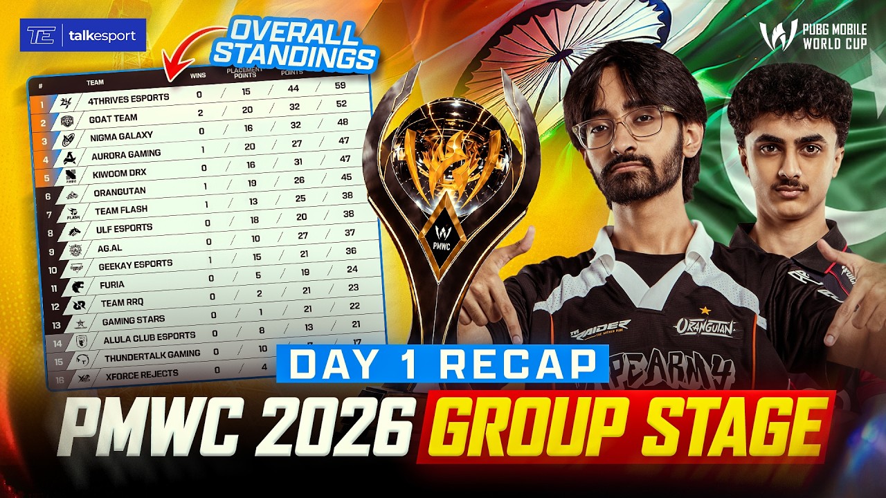 PMWC 2026 Day 1 Recap - Orangutan's Incredible Comeback & First Chicken Dinner!