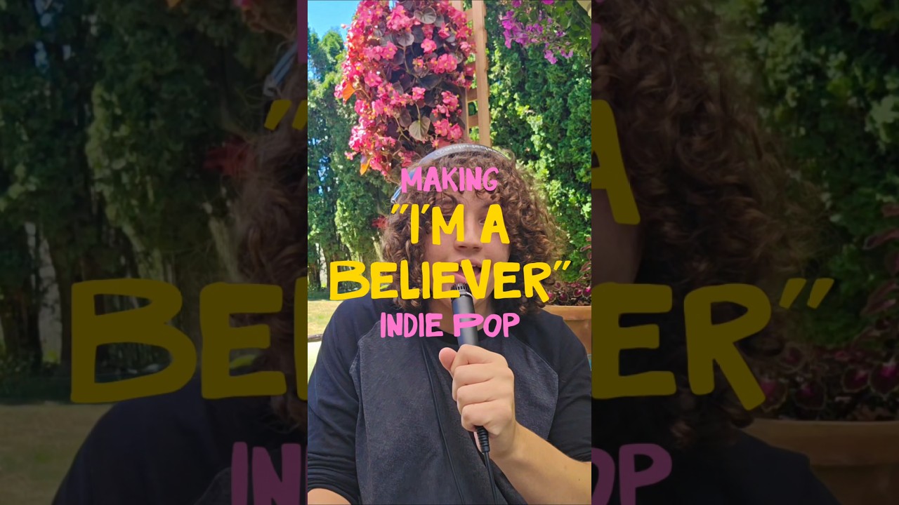 Making "I'm A Believer" Indie Pop #cover #musicproducer #oldsong #indiemusic