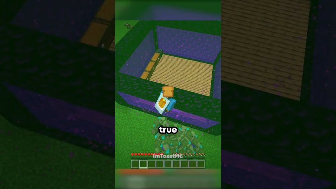 Minecraft Safest Base Moment Real or Fake ⁉️🧟