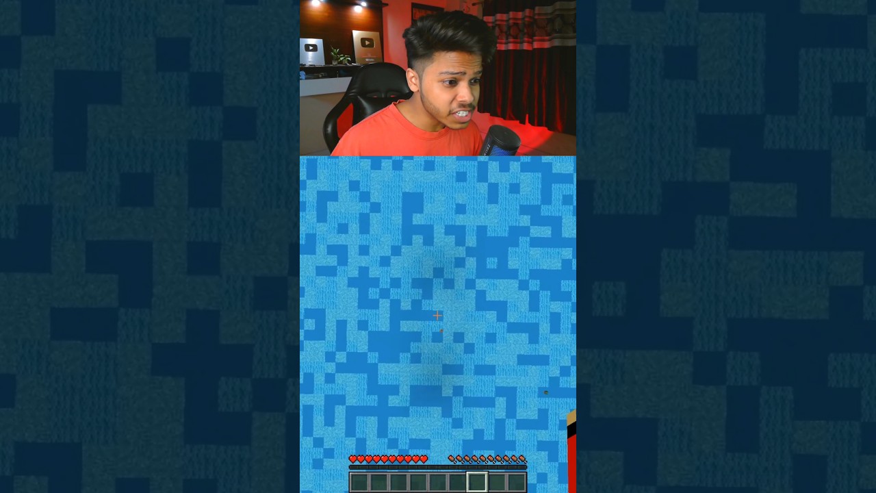 Minecraft But You Can't Touch Blue #minecraft #shorts #funny