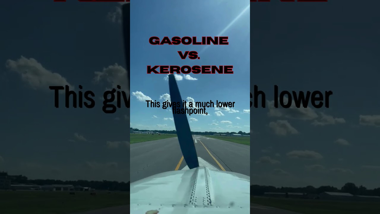 Gasoline vs. Kerosene Explained! (AvGas vs. Jet A) #aviation #flywithmyotis