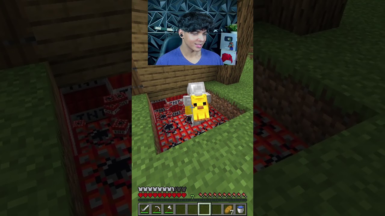 DESCUBRI LA TRAMPA DE MI AMIGO... #minecraft #shorts